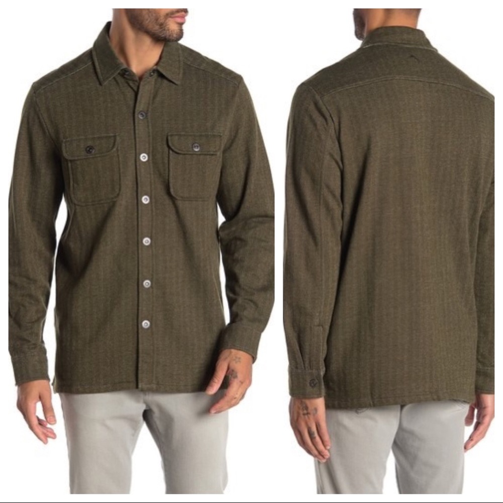 Tommy Bahama Harrisburg Snap Button Knit S…